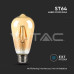 E27 8W  ST64 Filament LED крушка