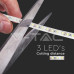 LED лента 12V 3528-120led/m, влагозащитена IP65, бяла
