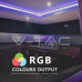 LED лента 12V 5050-30 led/m, влагозащитена IP65, RGB