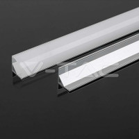 Профил ъглов за LED лента, 45 градуса