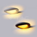 LED стенна лампа 9W IP65, черно тяло, 3000К