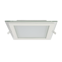 LED мини панел 18W, стъклен, квадрат, ЕЛМАРК