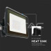 20W LED прожектор SAMSUNG CHIP, черно тяло