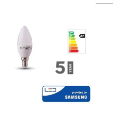 E14 LED крушка 5.5W КЕНДЪЛ SAMSUNG CHIP ДИМИРАЩА