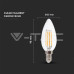 E14 4W Filament LED крушка КЕНДЪЛ