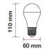 E27 LED крушка 9.5W A60 ПЛАСТИК EVOLUTION A++ E27 LED крушка 9.5W A60 ПЛАСТИК EVOLUTION A++