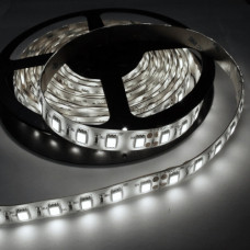 LED лента 12V 5050-60led/m, невлагозащитена IP20, бяла