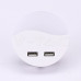 LED нощна лампа за контакт кръгла с USB LED нощна лампа за контакт кръгла с USB