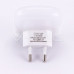 LED нощна лампа за контакт квадрат с USB 