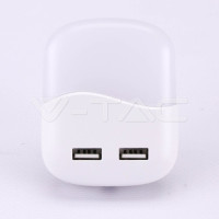 LED нощна лампа за контакт квадрат с USB LED нощна лампа за контакт квадрат с USB