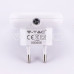 LED нощна лампа за контакт квадрат с USB 