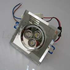 3W LED ЛУНА ОГЛЕДАЛНА, КВАДРАТНА 