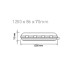 LED тяло 60W, 120см влагозащитено IP65, SAMSUNG CHIP LED тяло 60W, 120см влагозащитено IP65, SAMSUNG CHIP