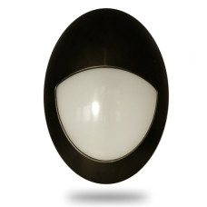 LED плафониера 12W IP66 полуовал