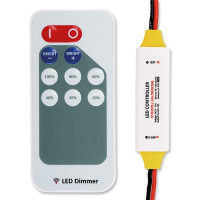 RF професионален димер за едноцветна LED лента 5-24V 10A Ultralux RF професионален димер за едноцветна LED лента 5-24V 10A Ultralux