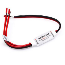 Мини усилвател за едноцветна LED лента 5-24V, 6A 